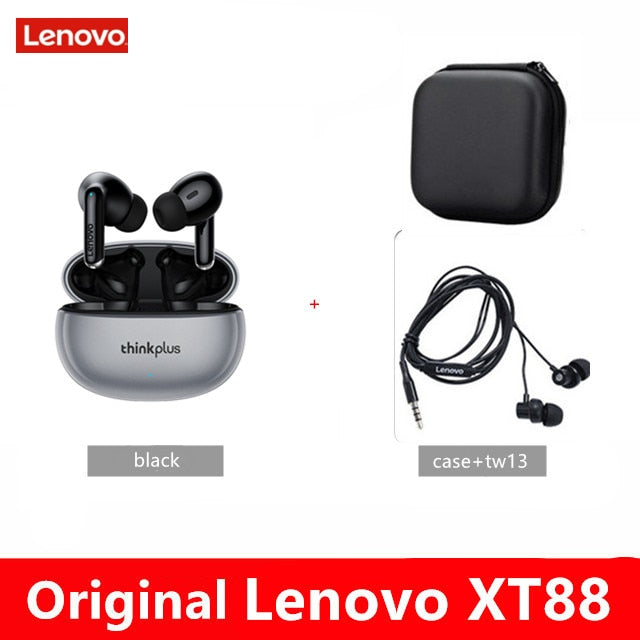 NEW Original Lenovo XT88 TWS Wireless Earphone Bluetooth 5.3 Dual Stereo Noise Reduction Bass Touch Control Long Standby headset