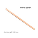 10pcs Stainless Steel Straight Cuff Bangle Blank Plain Rod Bracelet Diy Laser Engraving Bracelet Jewelry Charms Accessories