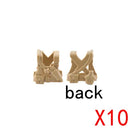 WW2 Military Building Blocks Mini Bricks Solider Figures Gifts Weapon Equipment Accessories USA Greman Vests Armor Toys For Kids