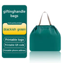 10pcs Plastic Drawstring Takeaway Bags Portable Fruit Lunch Box Gift Portable Drawstring Packaging Bags Custom Printed Logo