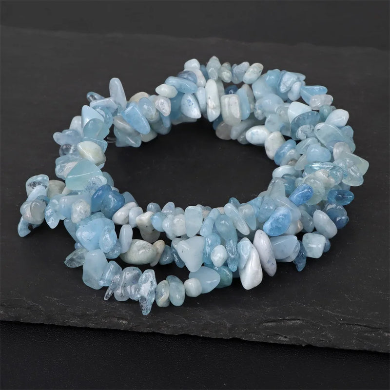 Natural Lapis Opal Quartz Fluorite Amethys Freeform Chip Stone Beads For Christmas Gift DIY Necklace Bracelet Jewelry Making 15"