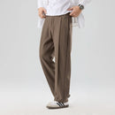 2024 New Autumn Casual Suit Pants  Korean Men's Pants Straight Loose Sweatpants Soft Wide Leg Long Baggy Business Trousers