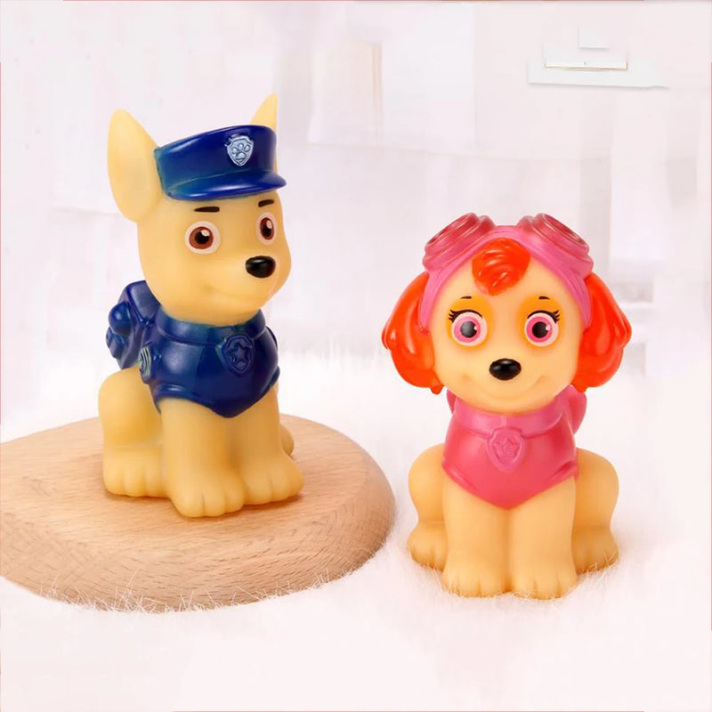 Paw Patrol Night Light Anime Action Figure Chase Skye Soft Light LED Bedroom Bedside Lights Room Decor Kids Toy Christmas Gift