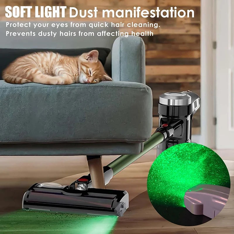 Display LED Lamp Clean Up  Dust Pet Hair Vacuum Cleaner Accessories For Home Pet Shop