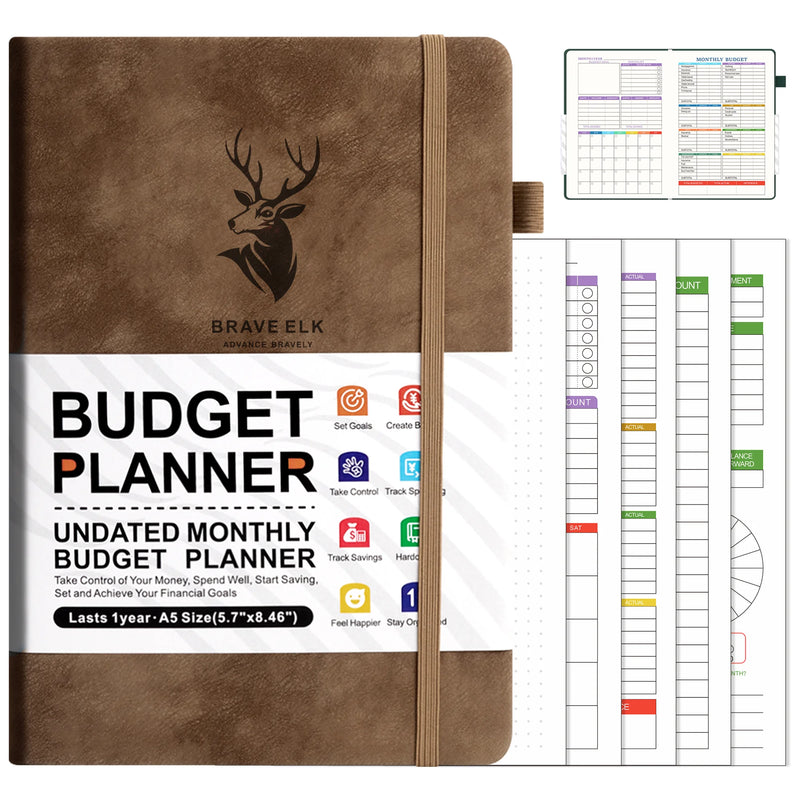 Budget Planner Expense Tracker Notebook. Finance Logbook,Accounts Book, Monthly Budgeting Organizer, weekly planner,Bill Tracker