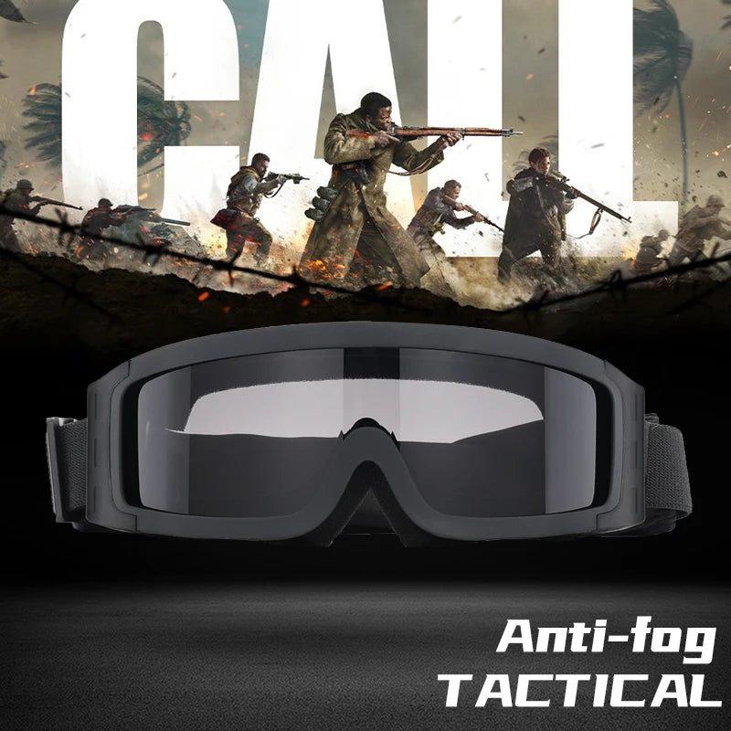 Anti-fog tactical glasses war game special combat anti-impact special forces goggles wearable myopia motorcycle riding goggles