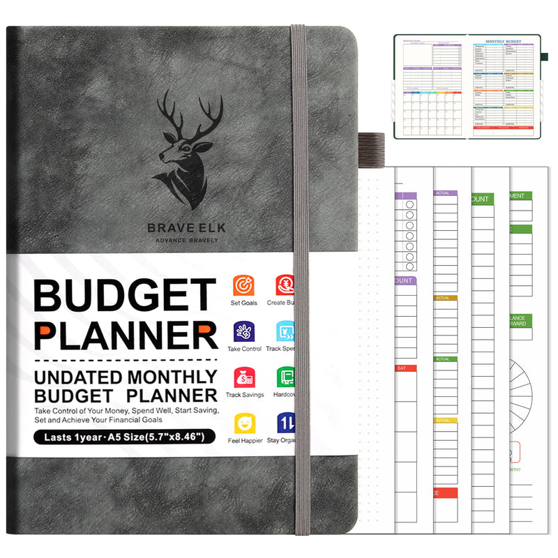 Budget Planner Expense Tracker Notebook. Finance Logbook,Accounts Book, Monthly Budgeting Organizer, weekly planner,Bill Tracker