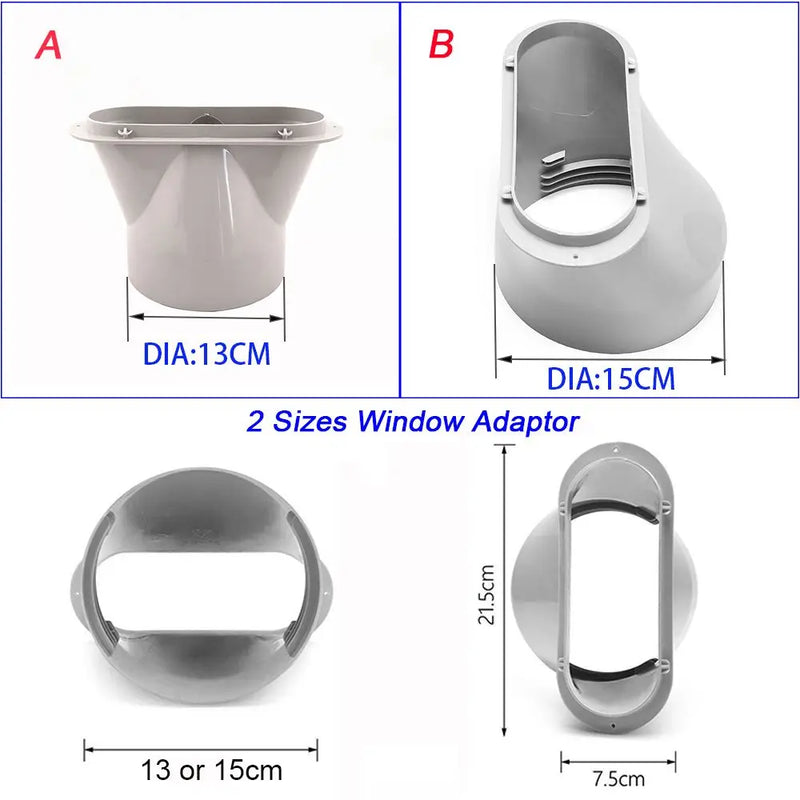 Portable Air Conditioner Window Kit Adjustable Slide Plate Wind Shield Window Adapter Connector Air Conditioning Accessories