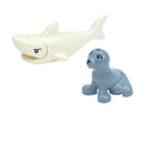 Figures Animal Building Block MOC City Goat Sheep Eagle Owl Panda Parrot Seagull Penguin Zoo Fram Accessories Bricks Toy Gift