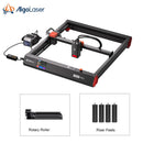 AlgoLaser Alpha 22W Business Laser Cutting Machine 3.5"Touch Screen APP Offline Control, DIY Engraver Tool for Metal/Glass/Wood