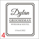 Personalized Logo Leather Hip Flask Set Birthday Father's Day Gift Custom 6oz Flask Wedding Favors Groom Groomsman Best Man Gift