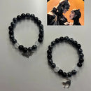 Handmade Bat and Catwoman Matching Beaded Inspiration Bracelet Gothic Halloween Jewelry