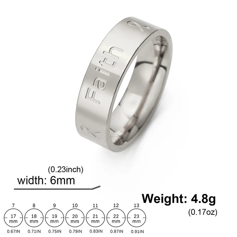 Jeshayuan Christmas Gift John 3:16 Ring For God So Love The World Bible Verse Ring Christian Jewelry Meaningful Gift