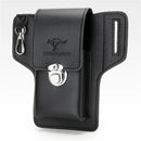 Fashion Leather Male Waist Pack Phone Pouch Bags Waist Bag Men's Belt Bag Multifunctional Water Proof Waist Bag Crossbody Bags