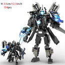 New Skibidi Toileted Action Figures Building Blocks Titan Drill Man Speakerman TVman Model Toys for Kid Xmas Halloween Gift