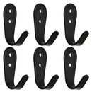 6pcs Hooks  Door Wall Hook Hang Towels Handbags Hats Scarves Clothes Robes Hooks For Bathroom Kitchen Bedroom