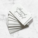 30pcs/pack White Thank You Card For Supporting Business Package Decoration Business Card Handmade With Love Label