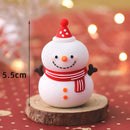 2025 Christmas Cake Decoration Lying Santa Claus Letters Merrychristmas Cake Toppers Christmas Tree Mini Santa Cupcake Toppers