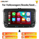 Android 14 Car Radio for VW POLO GOLF 5 6 Plus PASSAT B6 JETTA TIGUAN TOURAN SHARAN SCIROCCO CADDY Seat Carplay Audio Stereo GPS