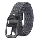 Men's Belt Casual Woven Elastic Belt Outdoor Sports Women's Belt No Need for Punching Climbing Work Belt For Men Women Fashion