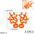 5PCS Cartoon Special Effects Pieces Arm Fist Wind Lightning Leg Flames Weapons Accessories Assemble Scene Bricks Kids for Toys