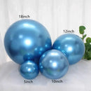 5/10/12/18 Inch Metallic Balloon Chrome Mermaid Theme Metal Air Latex Balloons Wedding Birthday Party Decoration Baby Shower