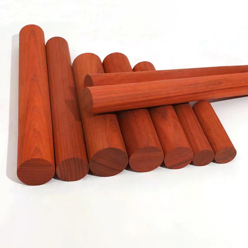 African Red Rosewood Mahogany Round Rod Hard Solid Wood DIY Handicraft Materials