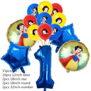 Snow White Birthday Party Set Cup Plate Napkins Tablecloth Cake Topper Balloons Disposable Tableware Baby Shower Supplies