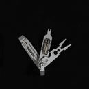 EDC TItanium Alloy with Titanium Key Ring Pry Bar Screwdriver Bottle Opener Handle Multi-tool profession Portable Outdoor Tools