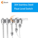 AC/DC 110V 220V 304 Stainless Steel Float Switch Liquid Level Switch Water Level Switch High Sensitivity Sensor Float Valves