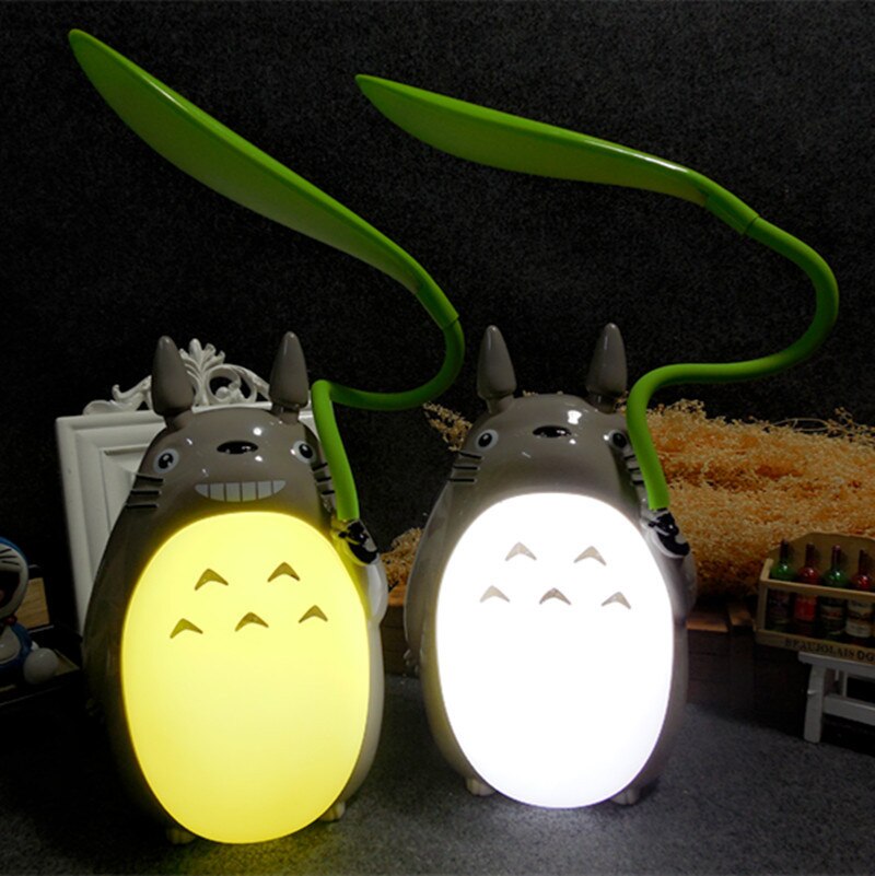 Creative Cartoon Totoro Charging Night Indoor Light  Animal LED UBS Table Lamp Children&