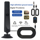 HD Digital TV Antenna Indoor Amplified DAB High Gain 50 Miles With Amplifier Booster VHF/UHF Quick Response Outdoor Aerial Set