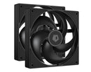 ID-COOLING 120/140mm Black Case Fan Silence PC Fan Daisy Chain Connector Computer Fans for Radiator/CPU Air Cooler/Computer Case
