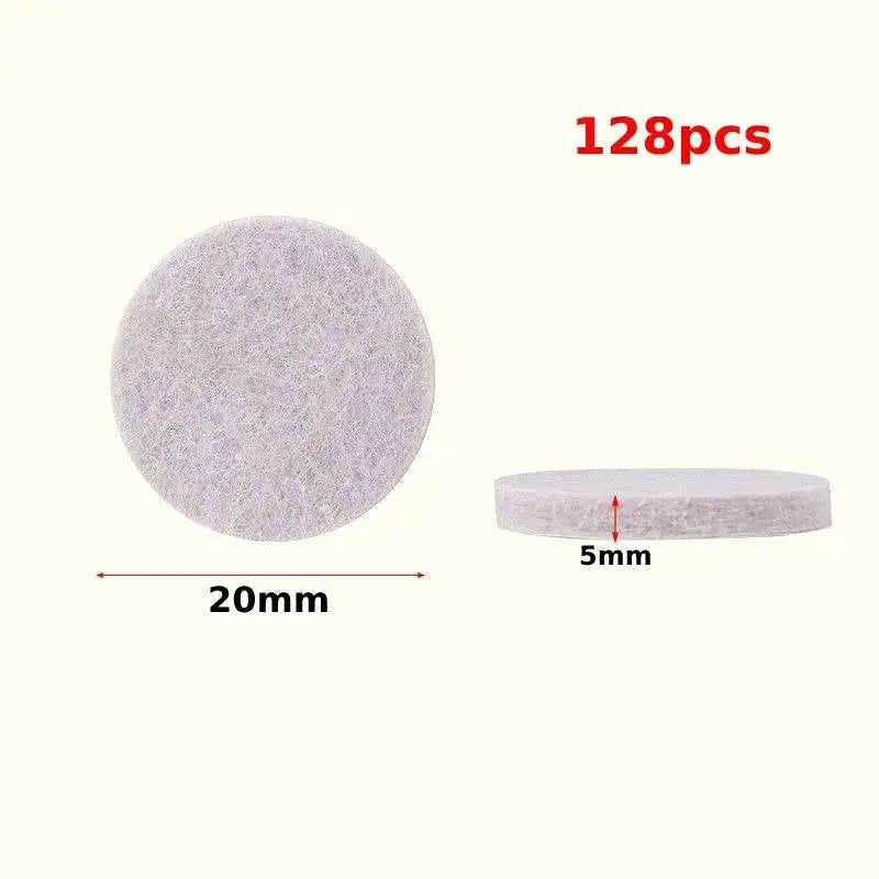 Felt Pad Round Furniture Pads Chair Legs Anti Scratch Floor Protector Self-Adhesive Furniture Sliders for Hardwood Floors Table