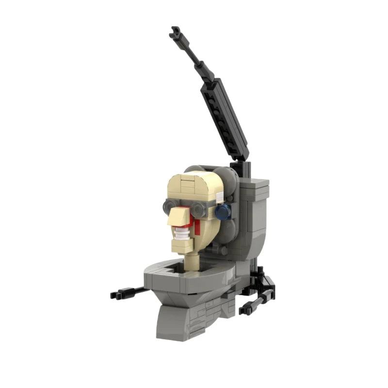 2024 Strengthen Skibidi New A Series of Toilet Man Drill Male Titan Man Female TV Personality Building Blocks Set Toys For Gift