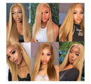 Varlea 34 Inch Honey Blonde Wig Human Hair Straight Hd Lace Frontal Wig 13x6 13x4 Lace Frontal Blonde Wig For Women Brazilian