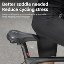 WEST BIKING MTB Bike Saddle Comfortable Mountain Bicycle Saddle Non-slip Shock Absorption Cycling Hollow Seat Bike Accessories