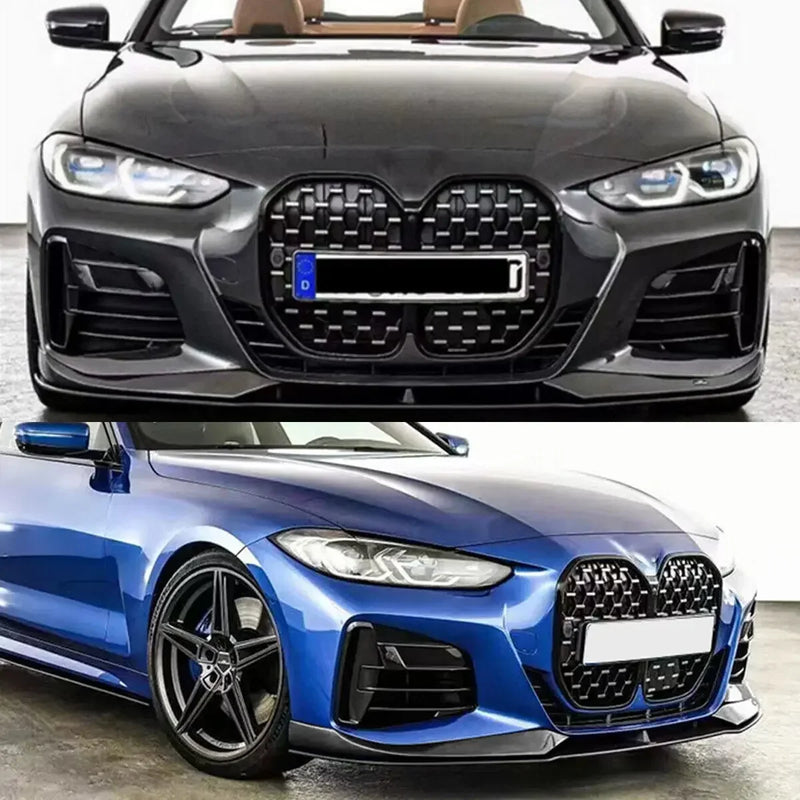 For BMW 4 Series G22 G23 M Performance Splitter Cover Gurad Body kits Carbon Look AC Style Tuning Style Accessories