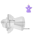 Cute Angel Candle Silicone Mold Gypsum Car Mounted Incense Expanding Gypsum Decoration Mold Easter Aromatherapy Candle Mold