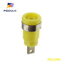 5PCS 4MM Banana Plugs Female Jack Socket Plug Wire Connector 5 Colors Each 1PCS Multimeter Socket Banana Head Female