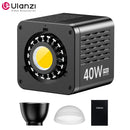 Ulanzi L023 40W Pro Video Light Mini Bowens Mount COB Light Bi-color 2500-6500K 3400mAh Video Light for Photography