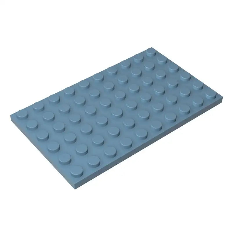 Gobricks 10PCS MOC  Plate 6 x 10 Compatible 3033 Assembles Particles Building Blocks Parts DIY block bricks Tech Parts Toys