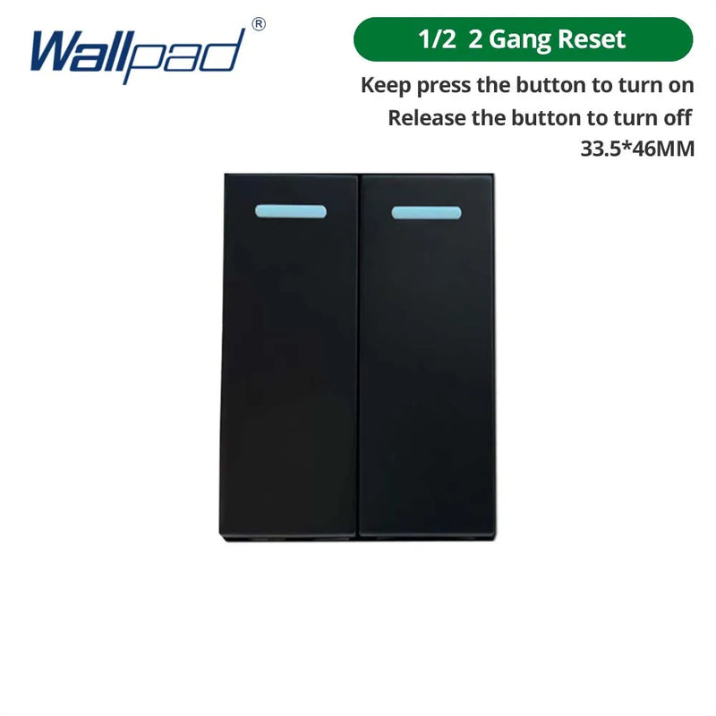 DIY Frame Only Wallpad Glass Aluminum Stainless Steel Panel 1 2 Gang Intermediate Reset Switch Brazil Socket 118*75mm