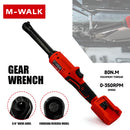 M-WALK Extended Electric Ratchet Wrench High Torque 3/8" Professional Drive 18v Brushless Power Tools For Milwaukee Battery Pin