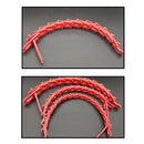 Polyurethane Red V Belt Power Twist link V Belt Removable Splicing Toughened Furnace Live Belt Adjust For Industry Less Noise