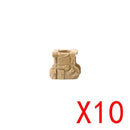 WW2 Military Building Blocks Mini Bricks Solider Figures Gifts Weapon Equipment Accessories USA Greman Vests Armor Toys For Kids