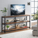 Tribesigns 3-Tier Console Table, 70.9" Sofa Table Long Narrow Entryway with Metal Frame