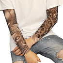 1Pcs New Flower Arm Tattoo Sleeves Seamless Outdoor Riding Sunscreen Arm Sleeves Sun Uv Protection Arm Warmers For Men Women