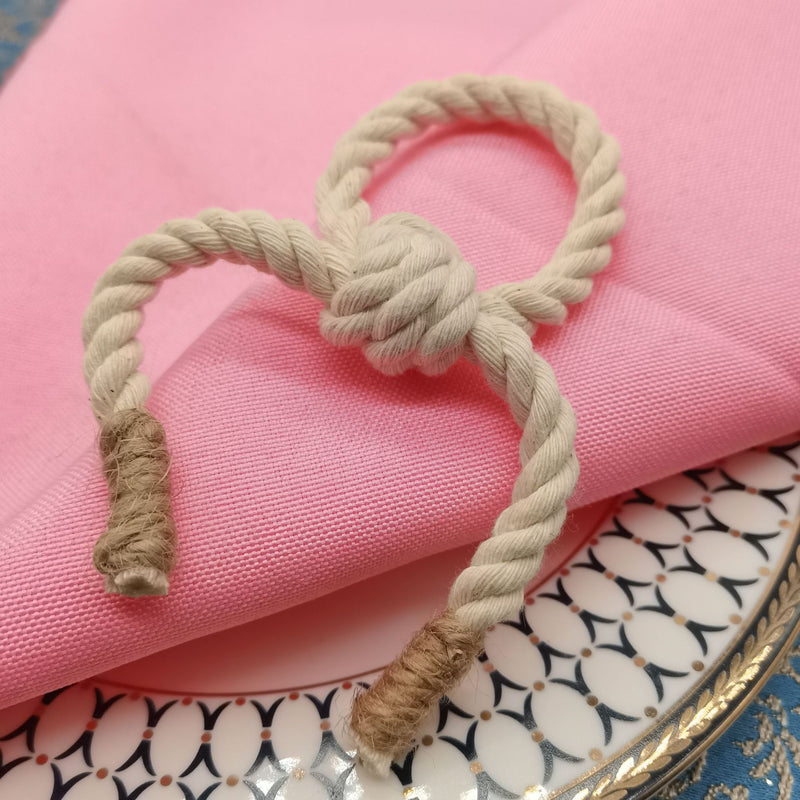 10pcs Model room natural jute napkin ring rope woven napkin buckle linen rope napkin ring