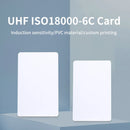 UHF 860-960Mhz Long Read Range White Card Passive UHF RFID PVC Card for Access Management